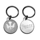 Wendell&#39;s Nickel Plated Key Tag Charm Medallions and Dog Tags